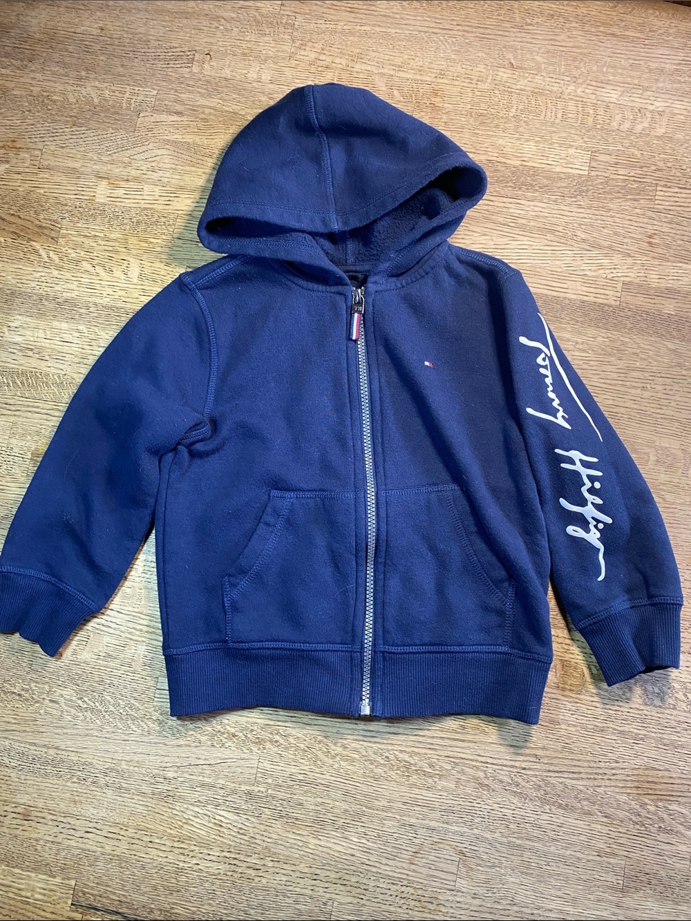Tommy Hilfiger Full-Zip Hoodie Size 4T Blue